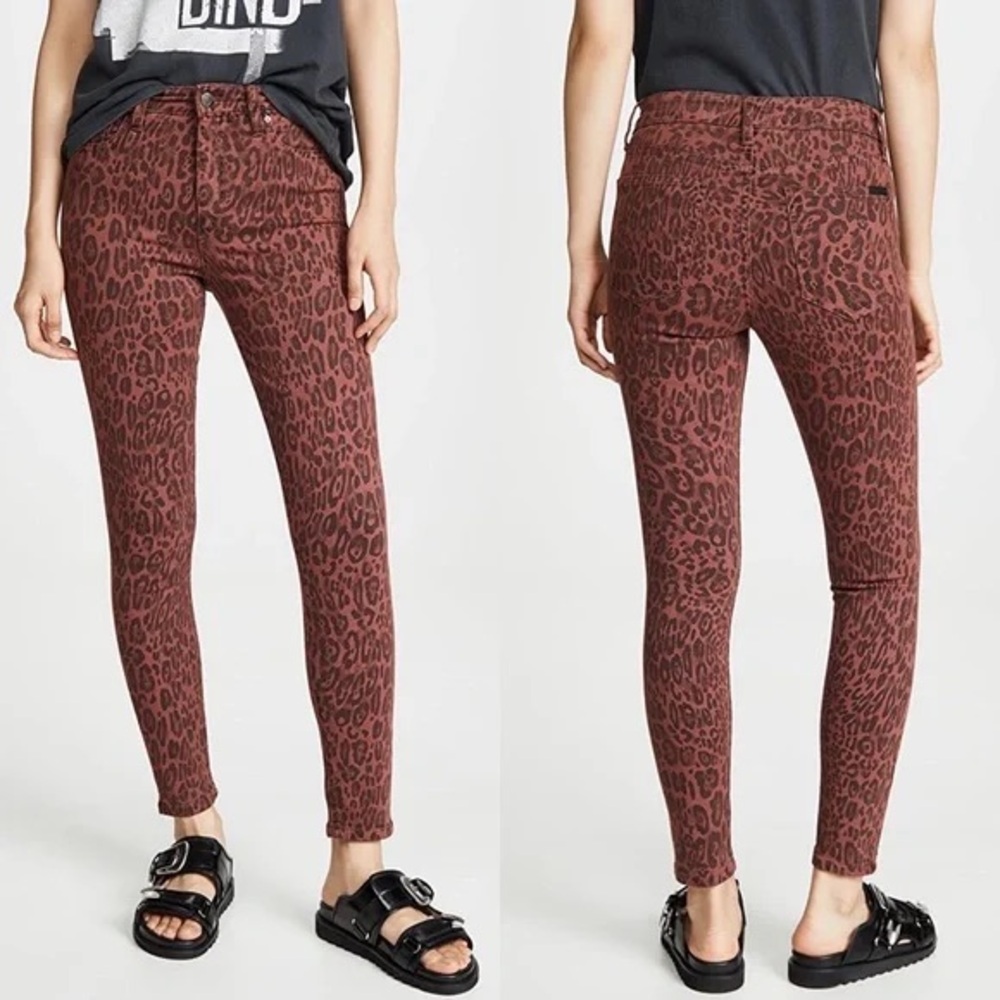 Joe’s Leopard Print Skinny Jeans SZ 25 NWT